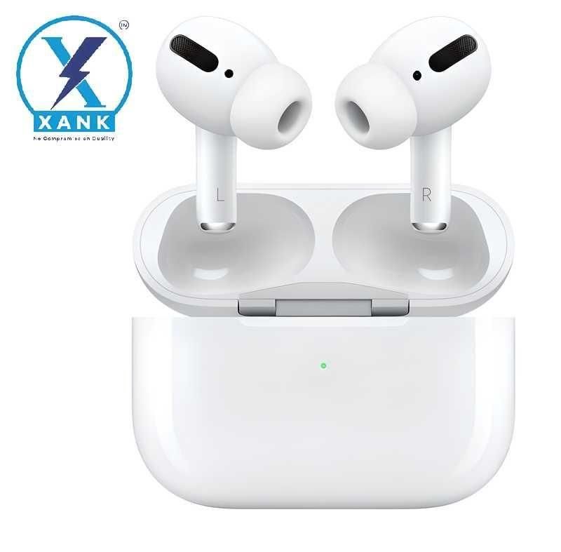 XANK AirPods Pro-Style Wireless Earbuds with Bluetooth 5.1 & Wireless Charging Case (White)
